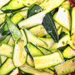 Courgettes marinées